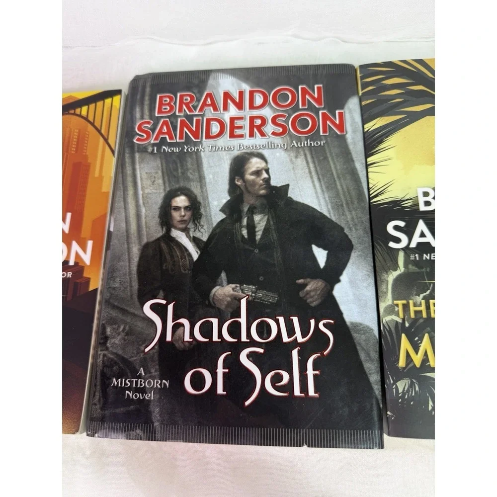 Brandon Sanderson Mistborn Wax & Wayne Books 1-3 Lot HC/PB Alloy Shadows Bands